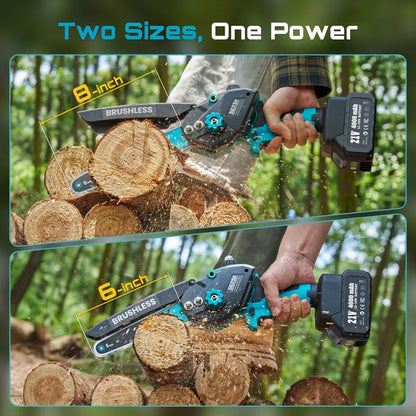 SEESII Mini Chainsaw Cordless