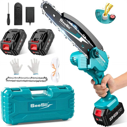 SEESII Mini Chainsaw Cordless