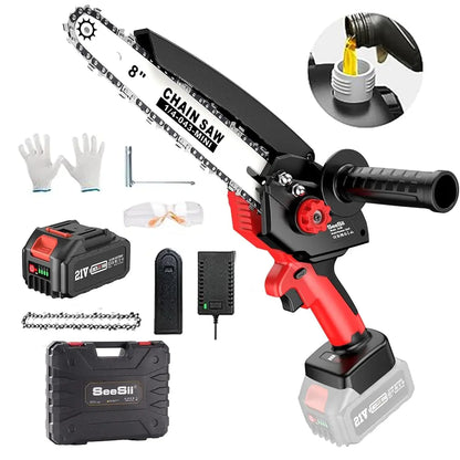 SEESII Mini Chainsaw Cordless