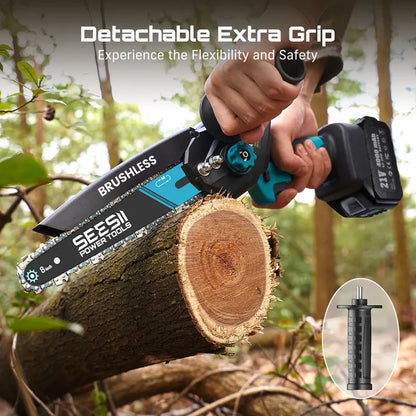 SEESII Mini Chainsaw Cordless
