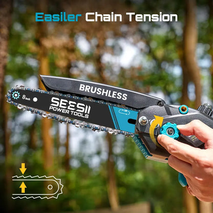 SEESII Mini Chainsaw Cordless