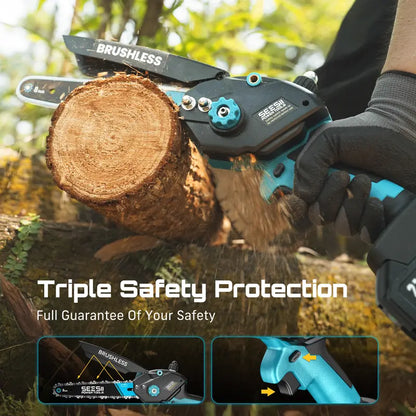 SEESII Mini Chainsaw Cordless