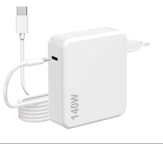 USB-C-Schnellladeadapter, inklusive 2 Meter langem USB-C-Kabel.